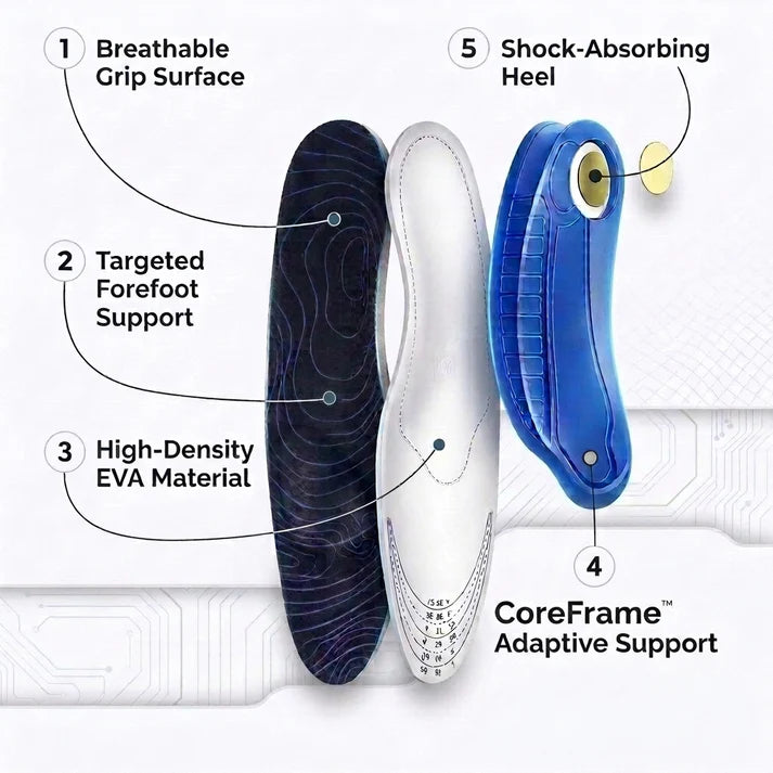 StepEas Orthotic Arch Support Insoles — For People On Their Feet All Day